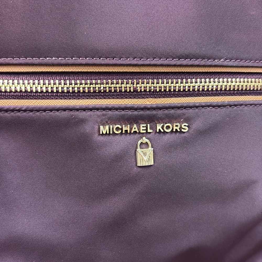 Michael Kors Nylon and Leather Trim Backpack - Picture 2 of 14